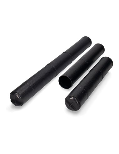 Tubo portaplanos extensible de 40 a 75cm ø65mm color negro