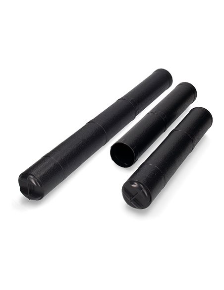 Tubo portaplanos extensible de 40 a 75cm ø65mm color negro
