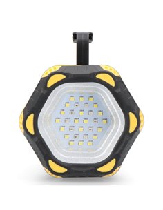 Linterna de mano con led frontal 400lm + lateral 200lm edm 2