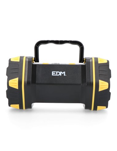 Linterna de mano con led frontal 400lm + lateral 200lm edm