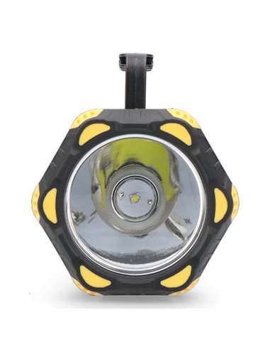 Linterna de mano con led frontal 400lm + lateral 200lm edm