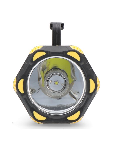 Linterna de mano con led frontal 400lm + lateral 200lm edm