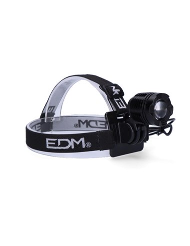Linterna de bicicleta/frontal de led 180lm edm
