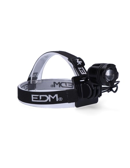 Linterna de bicicleta/frontal de led 180lm edm