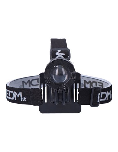 Linterna de bicicleta/frontal de led 180lm edm