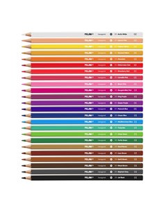 Pack con 24 lapices de colores milan 2