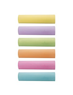 Caja con 6 tizas de colores maxi milan 2