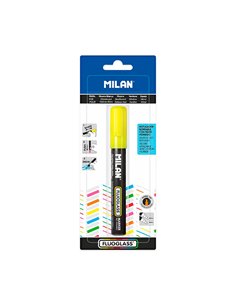 Blister con rotulador amarillo fluoglass 2 - 4mm milan 2