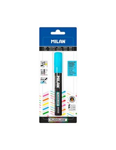 Blister con rotulador azul fluoglass 2 - 4mm milan 2