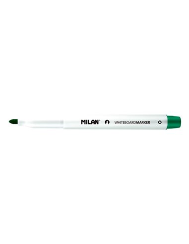Caja de 12 rotuladores verdes ø3,7mm para pizarra blanca milan