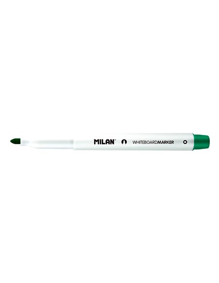 Caja de 12 rotuladores verdes ø3,7mm para pizarra blanca milan