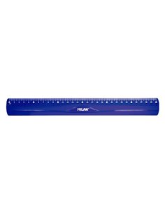 Regla flex & resistan azul 30cm milan 2