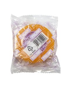 Cinta adhesiva 12mm x 33m (amarillo transparente) milan 2