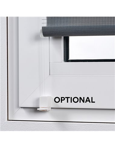 Estor enrollable clip&fix noche&dia blanco 150x180cm