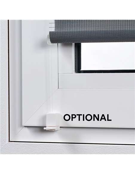 Estor enrollable clip&fix noche&dia blanco 150x180cm