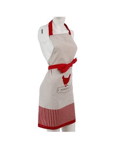 Delantal gourmet modelo poulette 60x80cm 2