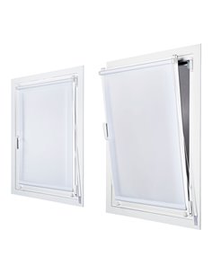 Estor enrollable clip&fix 120x180cm blanco nieve stor planet 2