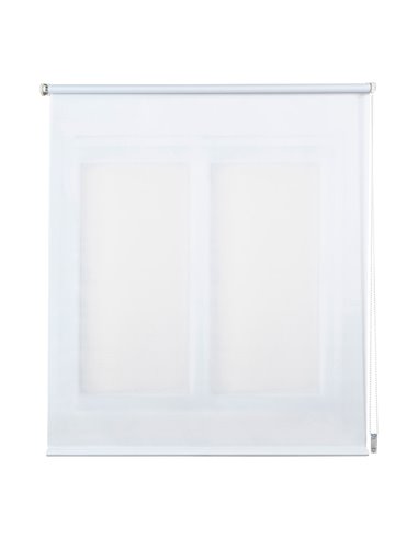 Estor enrollable clip&fix 150x180cm blanco nieve stor planet