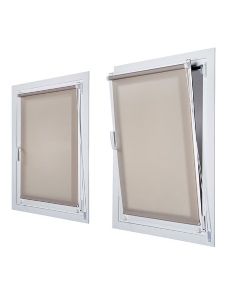 Estor enrollable clip&fix 90x180cm piedra stor planet