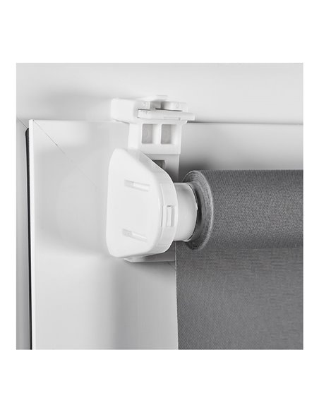 Estor enrollable clip & fix 120x180cm gris asfalto stor planet