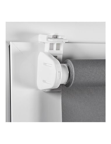 Estor enrollable clip & fix 150x180cm gris asfalto stor planet