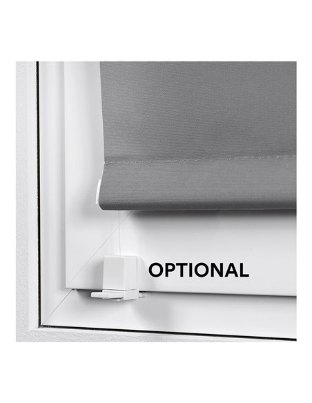 Estor enrollable clip & fix 150x180cm gris asfalto stor planet