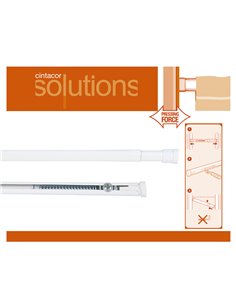 Portavisillo a presion modelo oval force blanco 90-150cm 1 unid. 2