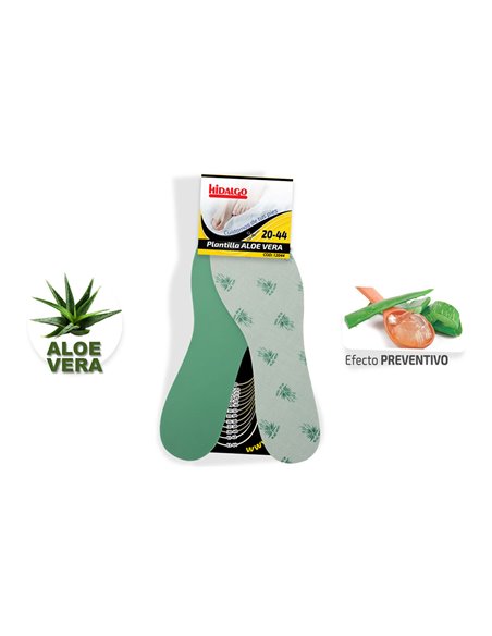 Plantilla para calzado aloe vera hidalgo