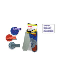 Plantilla para calzado plus silicona t: 42-46 hidalgo 2