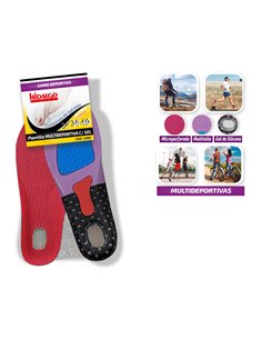 Plantilla para calzado multideportiva gel t: 34-40 hidalgo 2