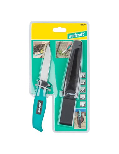 Cuchillo de exterior con estuche 4086000 wolfcraft