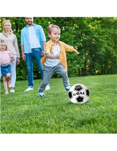 Pelota infantil de plastico ø23cm blanca 2