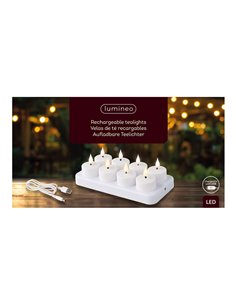 Vela led recargable de plástico para interior 486715 2