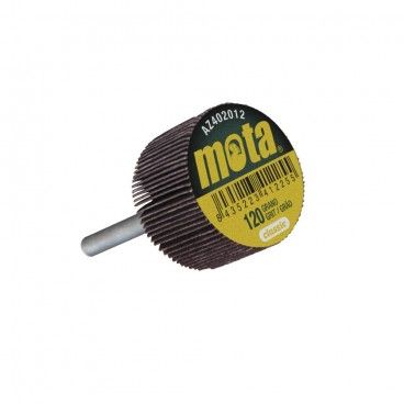 Escova de aba MOTA com haste 40x30x6mm grão 80 AZ43008