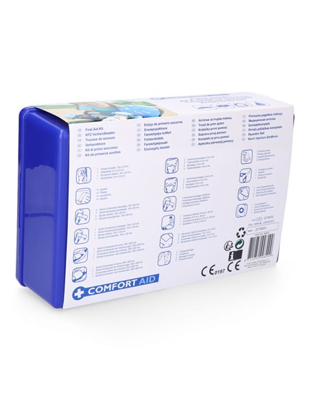 Kit de primeros auxilios con 41 piezas