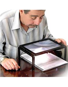 Lupa de lectura con 4 leds 2