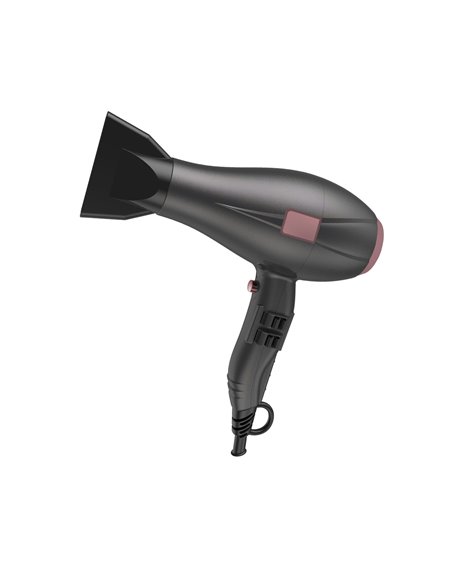 Secador de pelo profesional iónico küken gris/rosa 2400w