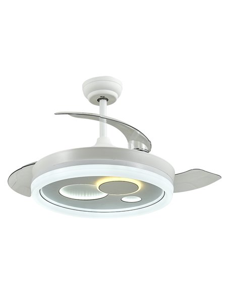 Ventilador LED con aspas retráctiles Naira 78W 5900Lm CCT