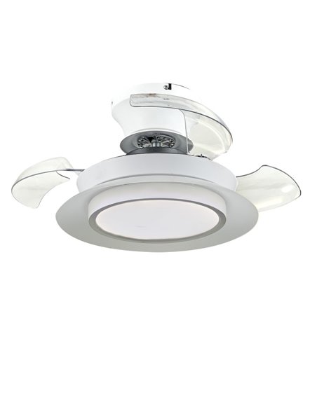 Ventilador LED com pás retráteis Villa 18W 1800Lm