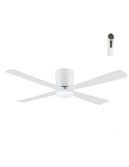 Ventilador DC Surat blanco Led 15W CCT