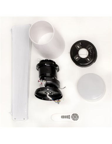 Ventilador DC Surat blanco Led 15W CCT