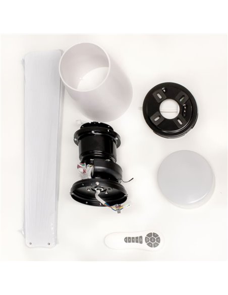 Ventilador DC Surat blanco Led 15W CCT