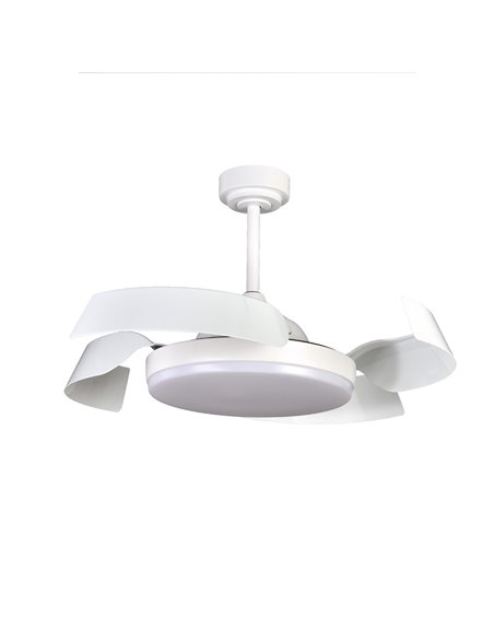 Ventilador de teto LED branco 35w 3200lm CCT