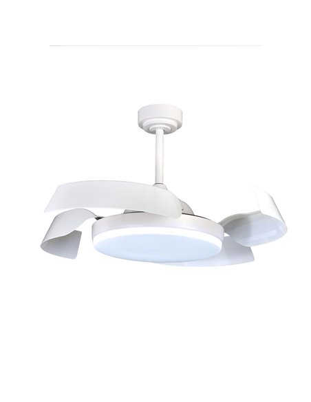 Ventilador de teto LED branco 35w 3200lm CCT