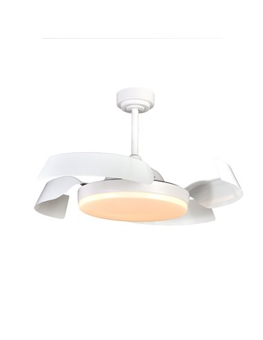Ventilador de techo LED Batán Blanco 35W 3200lm CCT