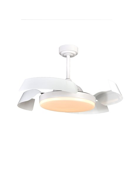 Ventilador de techo LED Batán Blanco 35W 3200lm CCT