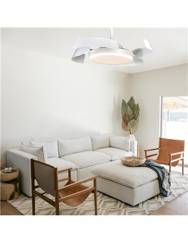 Ventilador de techo LED Batán Blanco 35W 3200lm CCT