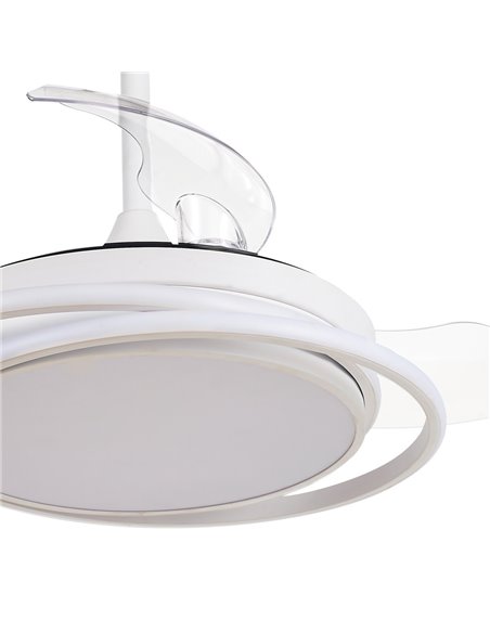 Ventilador de techo LED Antila Mini Blanco 45W 4000 Lm CCT