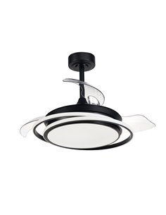 Ventilador de techo LED Antila Mini Negro 45W 4000 Lm CCT 2