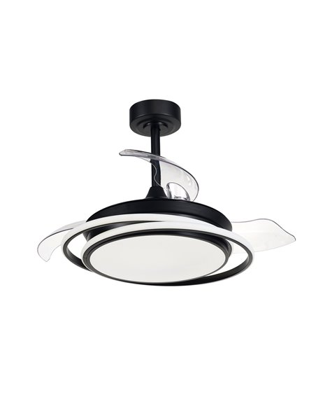 Ventilador de techo LED Antila Mini Negro 45W 4000 Lm CCT
